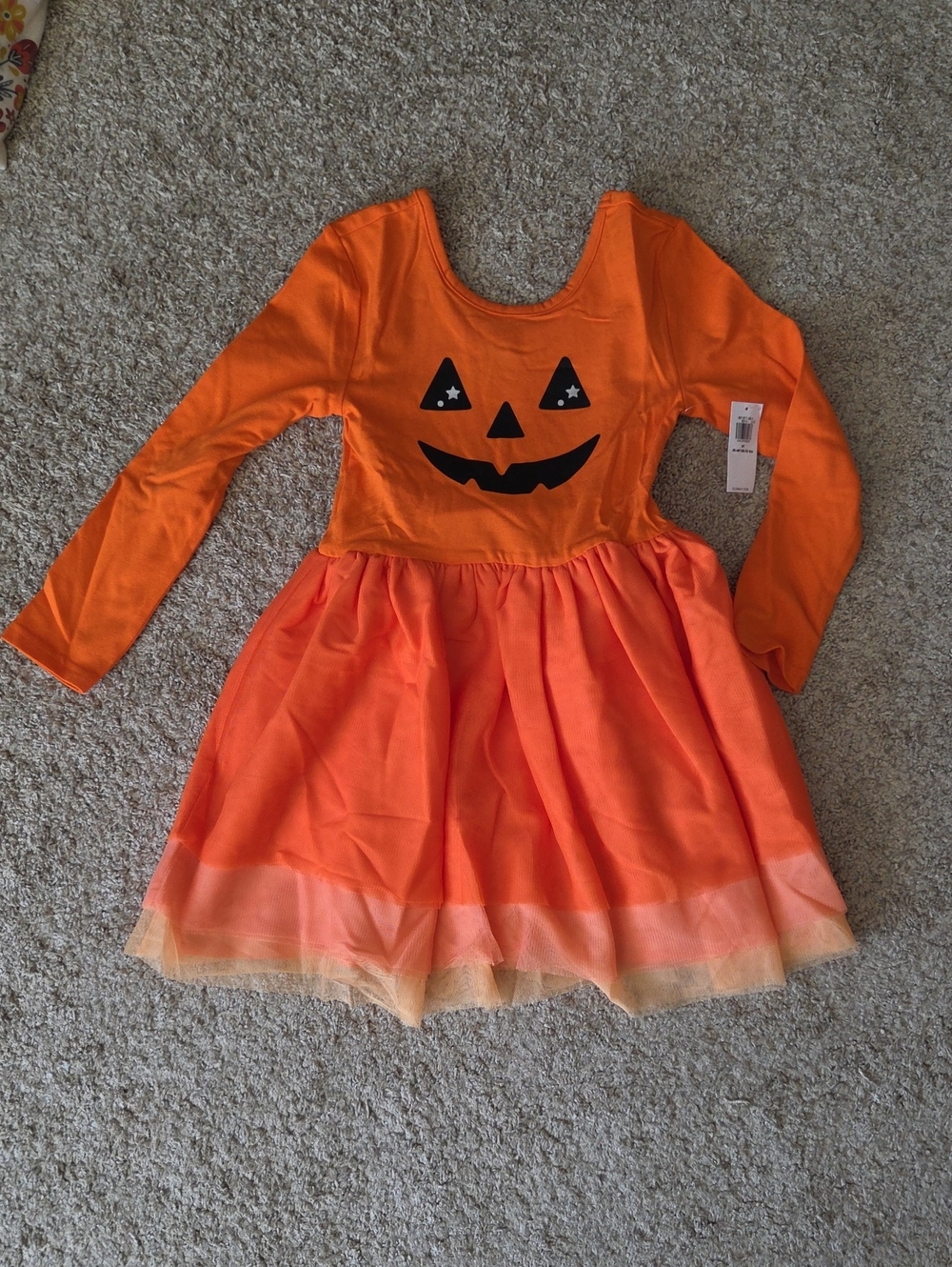 Old Navy Jack-o-Lantern Pumpkin Tutu Dress 6T